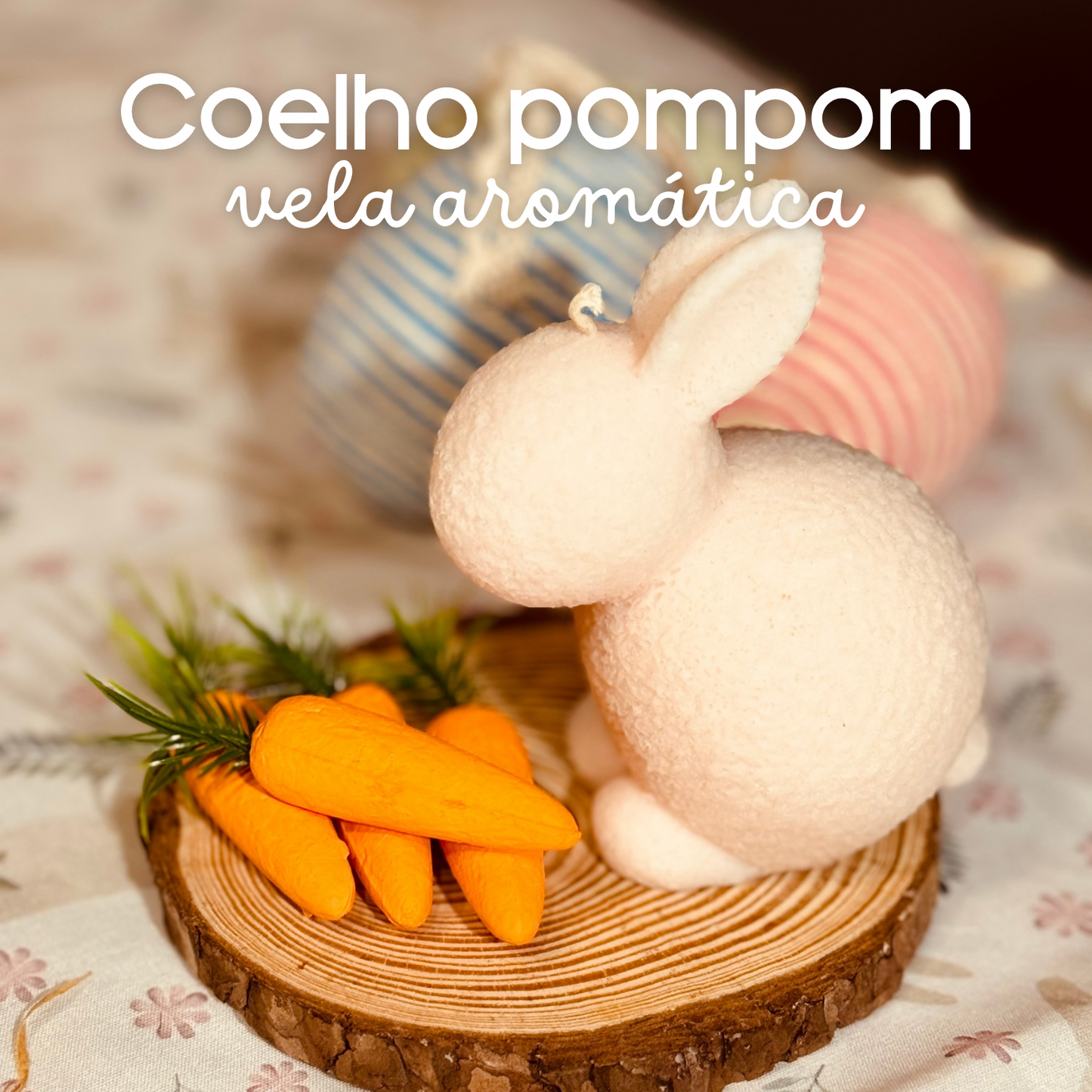 Coelho pompom - R$25,00