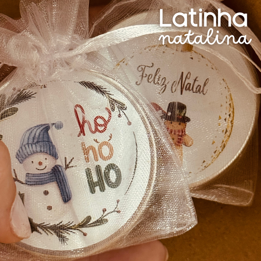 Latinha Natalina - R$8,50