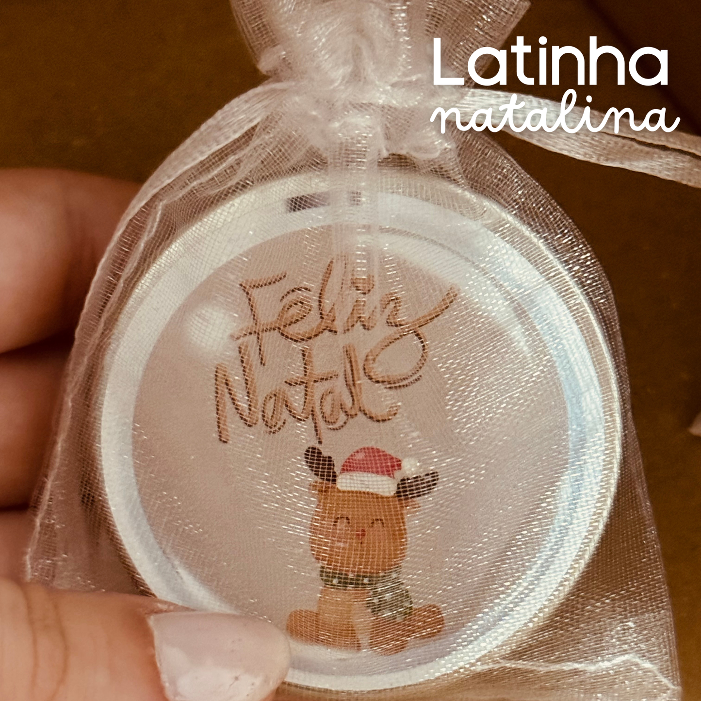 Latinha Natalina - R$8,50